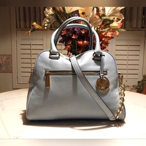 Michael Kors Light Blue Satchel